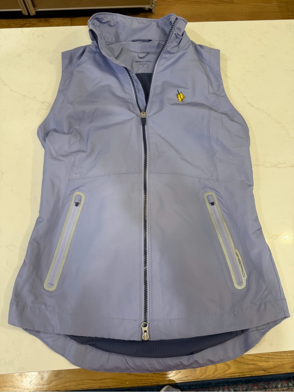 Zero restriction Women's Light Lavender Hooded golf Vest